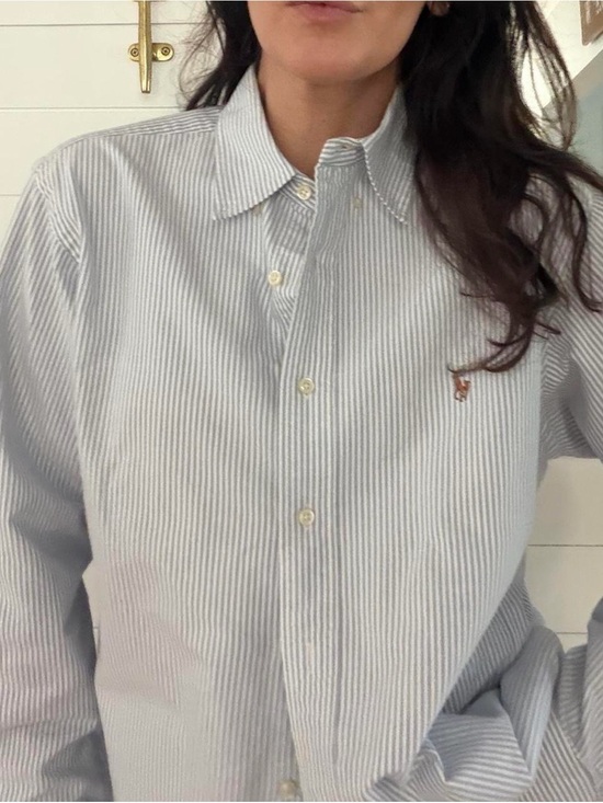 Ralph Lauren Other - Ralph Lauren Blue & White Pinstripe Button-Down Shirt